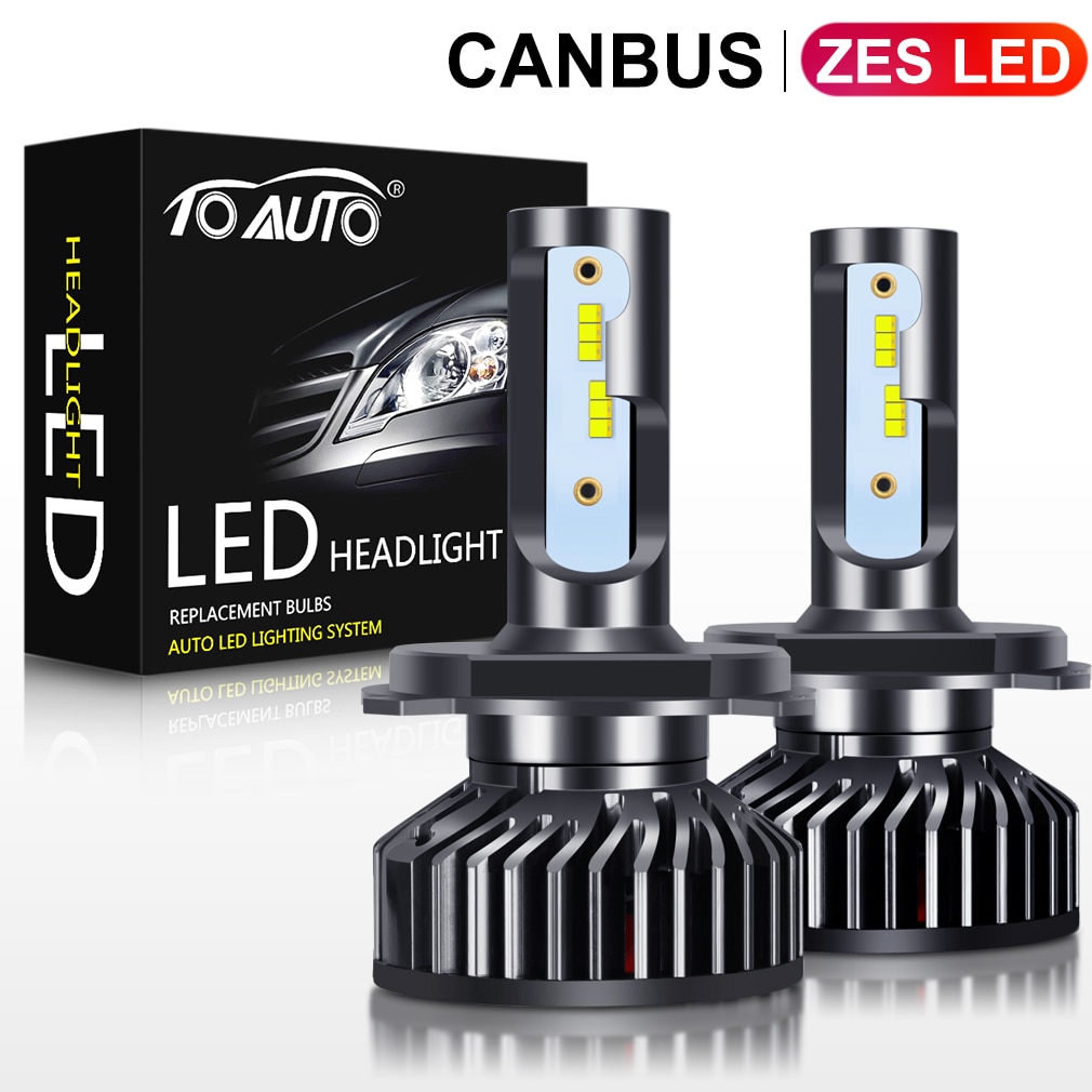 2pcs ZES LED Ĩ H4 Canbus H1 H3 H7 H8 H11 HB3 9005 ..